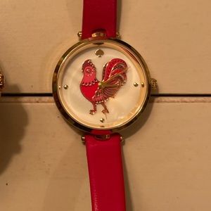 Kate Spade Stainless Steel & Leather Strap Watch